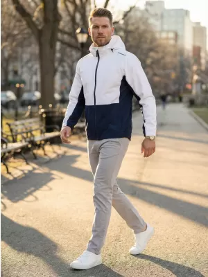 Herrenjacke ALTISPORT NoPrint NP/ALM835 WEIß
