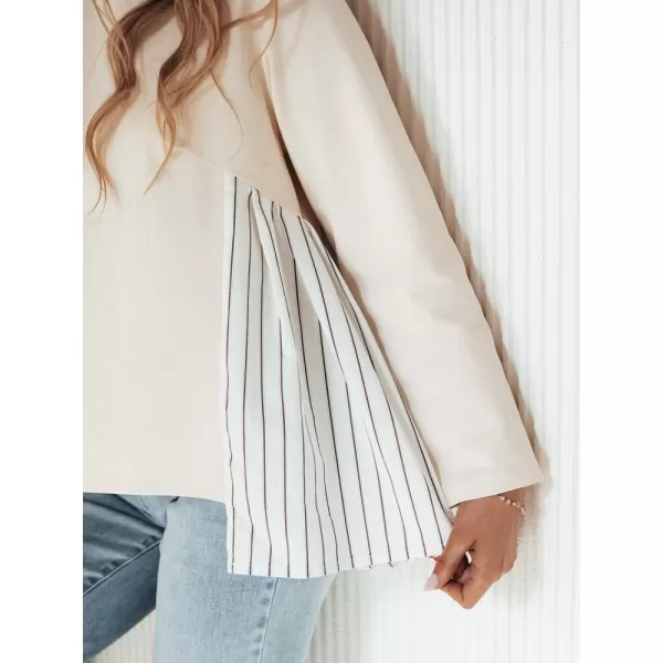  Damen Sweatshirt DSTREET FUNIL BY1271 BEIGE 