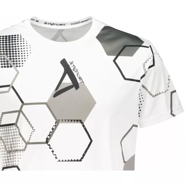  Funktionelles Premium-T-Shirt für Herren ALTISPORT VOJ/ALM037TR01 WEIß 