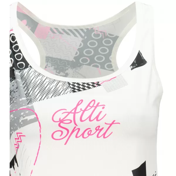 Hochwertiges Funktions-Tanktop für Damen ALTISPORT VOJ/ALW009TIL01 WEIß 