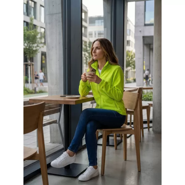  Fleece-Sweatshirt für Damen ALTISPORT NP/ALW405 KALK 