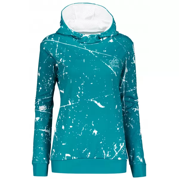  Hochwertiges Funktions-Sweatshirt für Damen ALTISPORT VOJ/ALW034MI01 SMARAGD 