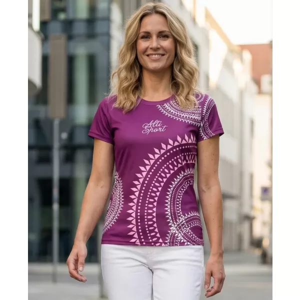  Hochwertiges Funktions-T-Shirt für Damen ALTISPORT VOJ/ALW033TR01 FUCHSIE 