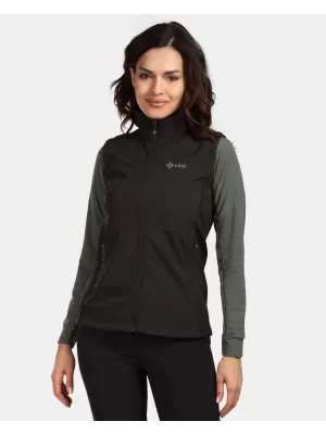 Softshellweste für Damen KILPI SOIL-W VL0113KI SCHWARZ
