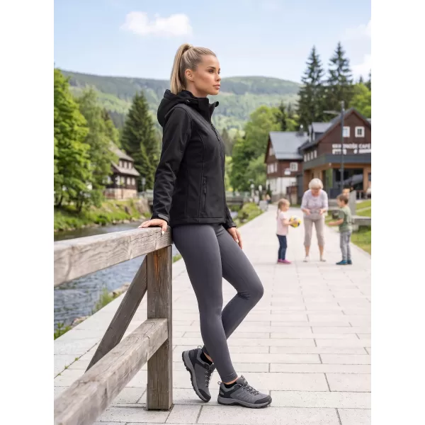  Softshelljacke für Damen ALTISPORT NP/ALW125 SCHWARZ 