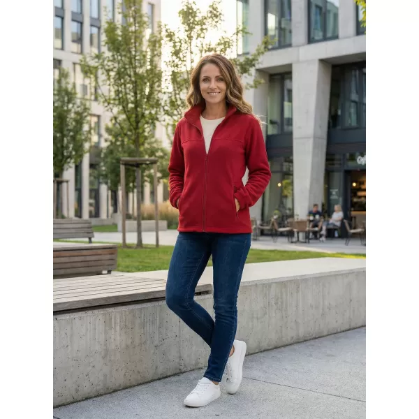 Fleece-Sweatshirt für Damen ALTISPORT NP/ALW405 MARLBORO-ROT 
