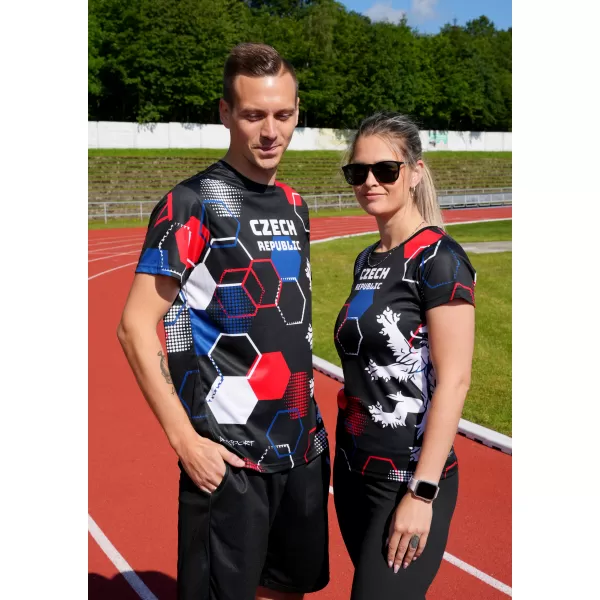  Hochwertiges Funktions-T-Shirt für Herren ALTISPORT x CZE VOJ/ALM036TR01 HEXA-GESICHT 