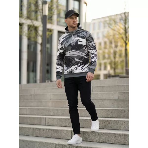  Premium-Sweatshirt für Herren ALTISPORT VOJ/ALM014MI01 SCHWARZGRAU 