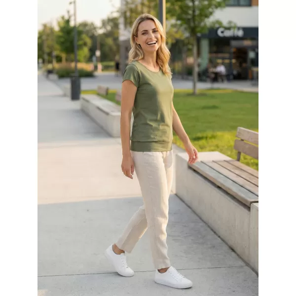  Damen-T-Shirt ALTISPORT NP/ALW021 KHAKI 