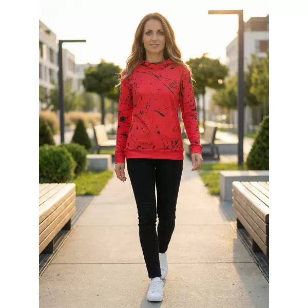  Hochwertiges Funktions-Sweatshirt für Damen ALTISPORT VOJ/ALW034MI01 ROT 