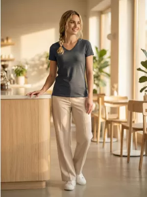 Damen-T-Shirt ALTISPORT NoPrint NP/ALW107 HELLES ANTHRAZIT
