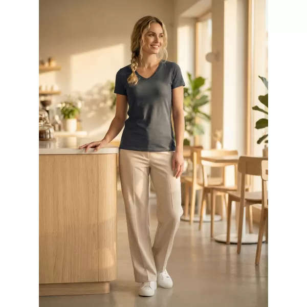  Damen-T-Shirt ALTISPORT NoPrint NP/ALW107 HELLES ANTHRAZIT 