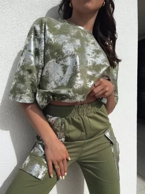 Trainingsanzug DSTREET BIRWEKI AY1047 KHAKI