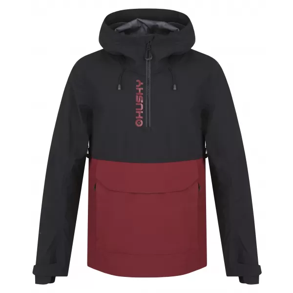  Herrenjacke HUSKY NABBI M SCHWARZ/BURGUND 