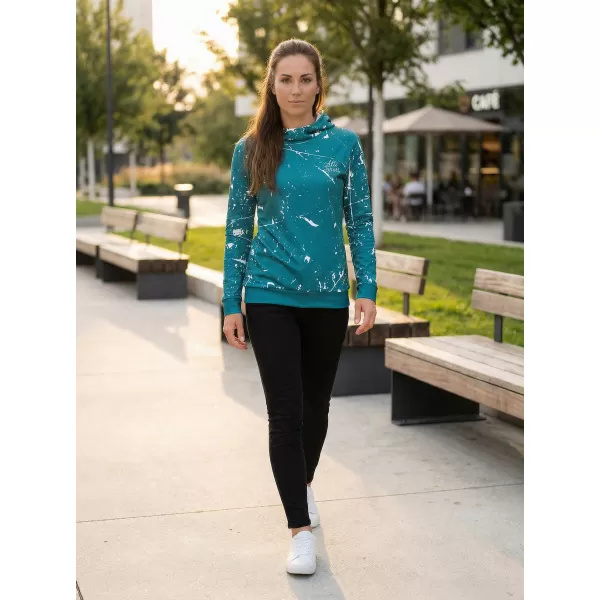  Hochwertiges Funktions-Sweatshirt für Damen ALTISPORT VOJ/ALW034MI01 SMARAGD 