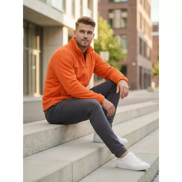  Fleece-Sweatshirt für Herren ALTISPORT NP/ALM105 ORANGE 