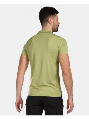 Herren-T-Shirt mit Kragen KILPI OLIVA-M VM0326KI GRÜN