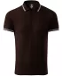 Herren-T-Shirt mit Kragen ALTISPORT NP/ALM921 KAFFEE