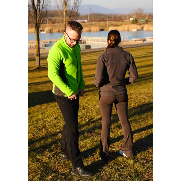  Fleece-Sweatshirt für Damen ALTISPORT NP/ALW405 EBENHOLZGRAU 