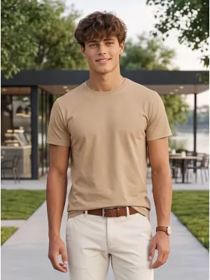 Herren-T-Shirt ALTISPORT NP/ALM921 SANDIG