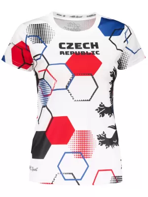 Hochwertiges Funktions-T-Shirt für Damen ALTISPORT x CZE VOJ/ALW036TR01 HEXA WEIß