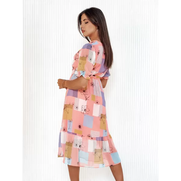  Kleid DSTREET BLOSSOM LOVE EY2522 ROSA 