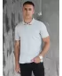 Herren t -Shirt mit einem Kragen DSTREET PX0597 HELLGRAU
