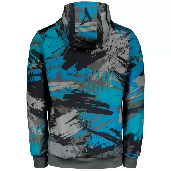  Premium-Sweatshirt für Herren ALTISPORT VOJ/ALM014MI01 SCHWARZ/KEROSIN 