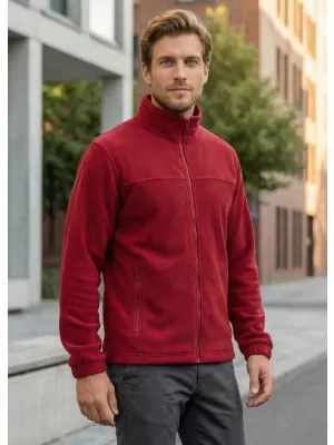 Fleece-Sweatshirt für Herren ALTISPORT NP/ALM105 MARLBORO-ROT