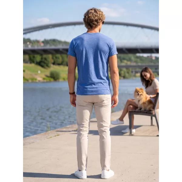  Herren-T-Shirt ALTISPORT NoPrint NP/ALM361 BLAUE HIGHLIGHTS 