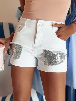 Shorts DSTREET SHINEWEAR SY0339 WEIß