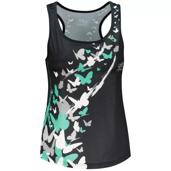  Hochwertiges Funktions-Tanktop für Damen ALTISPORT VOJ/ALW022TIL01 SCHWARZ/TÜRKIS 