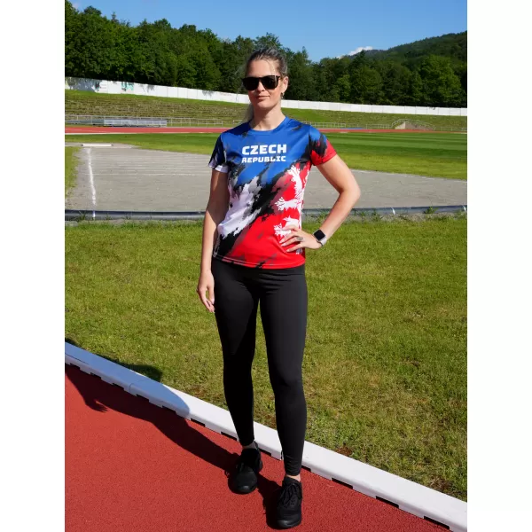  Hochwertiges Funktions-T-Shirt für Damen ALTISPORT x CZE VOJ/ALW036TR01 STREIFEN 