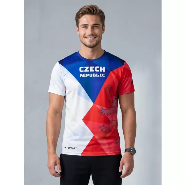  Hochwertiges Funktions-T-Shirt für Herren ALTISPORT x CZE VOJ/ALM032TR01 FORMEN 