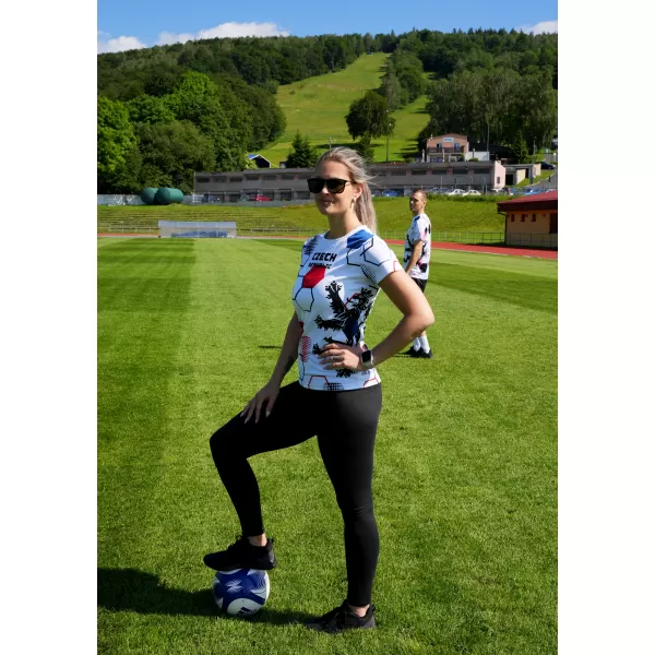  Hochwertiges Funktions-T-Shirt für Damen ALTISPORT x CZE VOJ/ALW036TR01 HEXA WEIß 