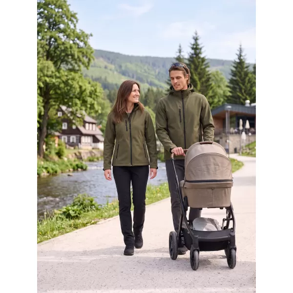  Herren-Softshelljacke ALTISPORT NP/ALM225 MILITÄR 