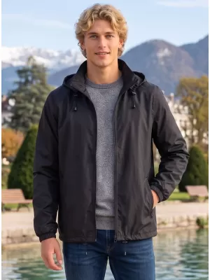 Unisex-Windjacke ALTISPORT NP/ALU425 SCHWARZ