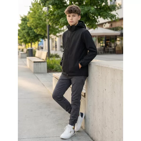  Softshelljacke für Kinder ALTISPORT NP/ALK535 SCHWARZ 