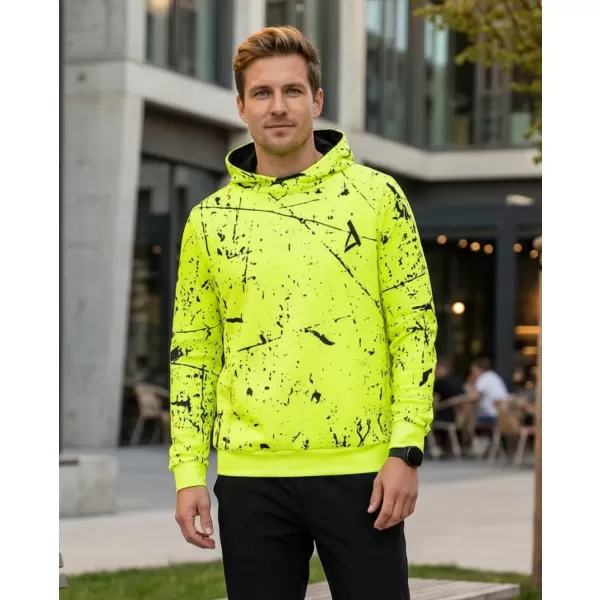  Hochwertiges Funktions-Sweatshirt für Herren ALTISPORT VOJ/ALM034MI01 NEON GELB 