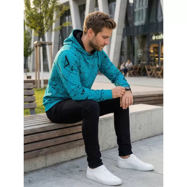  Hochwertiges Funktions-Sweatshirt für Herren ALTISPORT VOJ/ALM034MI01 SMARAGD 