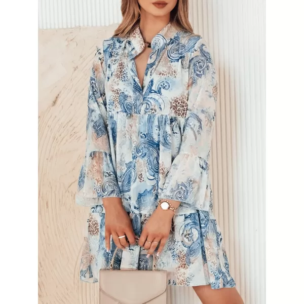  Kleid DSTREET PRINSA EY2477 HELLBLAU 
