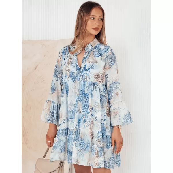  Kleid DSTREET PRINSA EY2477 HELLBLAU 