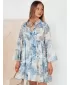 Kleid DSTREET PRINSA EY2477 HELLBLAU