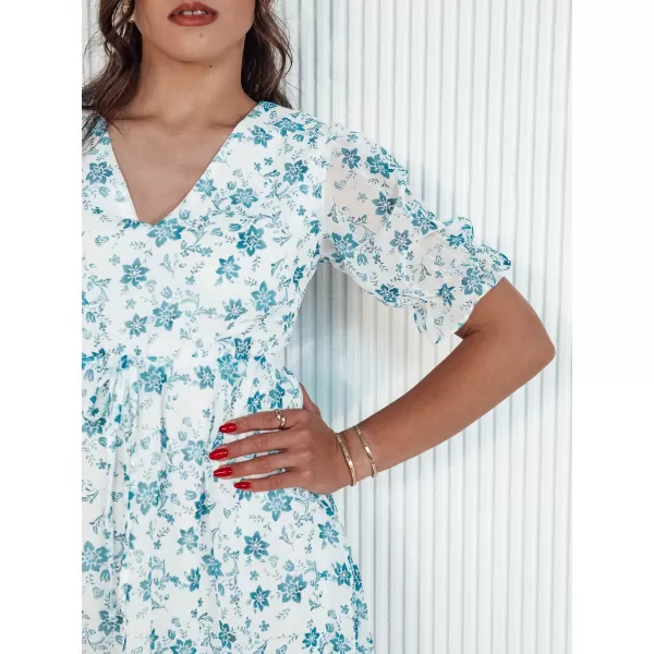  Kleid DSTREET RIVIERA EY2490 WEIß 