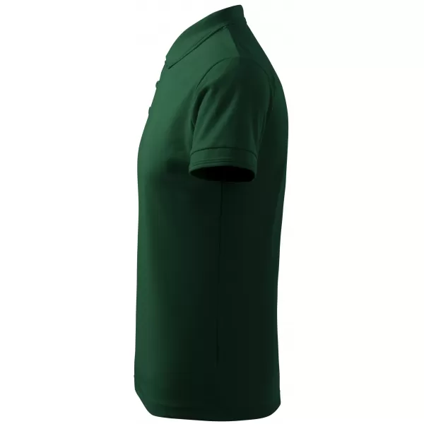  Herren-T-Shirt mit Kragen ALTISPORT NP/ALM302 DUNKELGRÜN 