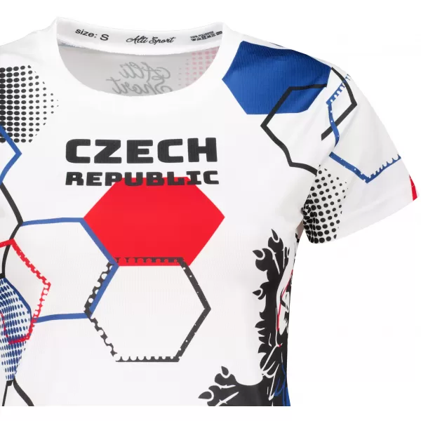  Hochwertiges Funktions-T-Shirt für Damen ALTISPORT x CZE VOJ/ALW036TR01 HEXA WEIß 