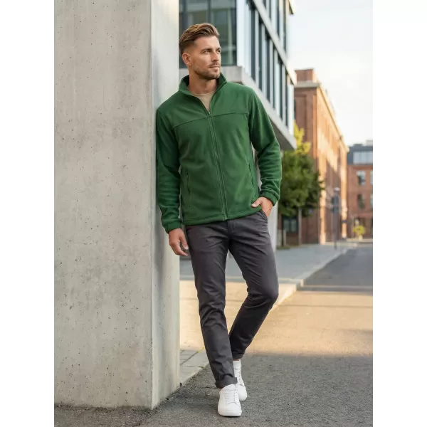  Fleece-Sweatshirt für Herren ALTISPORT NP/ALM105 FLASCHENGRÜN 