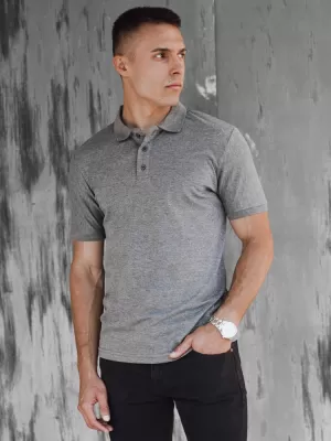 Herren t -Shirt mit einem Kragen DSTREET PX0602 DUNKELGRAU