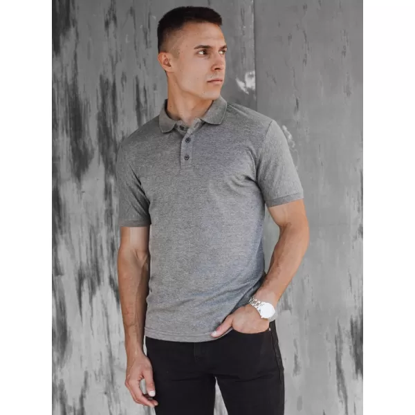  Herren t -Shirt mit einem Kragen DSTREET PX0602 DUNKELGRAU 