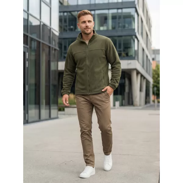  Fleece-Sweatshirt für Herren ALTISPORT NP/ALM105 MILITÄR 